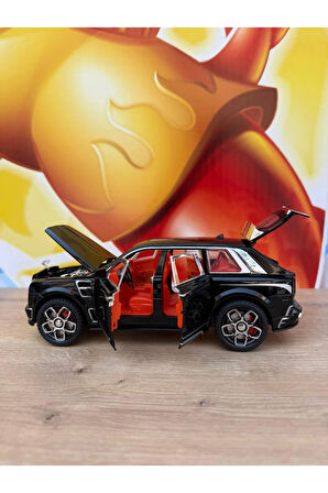 Rolls Royce Pharmne Trim Die Cast Rolls Royce SUV Model Sesli Işıklı-Kapı Bagaj Kaput Açılır