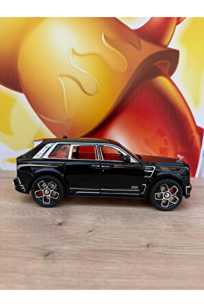 Rolls Royce Pharmne Trim Die Cast Rolls Royce SUV Model Sesli Işıklı-Kapı Bagaj Kaput Açılır
