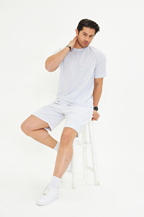 Pamuklu Relax Konforlu Oversize Tişört ve Şort Takımı