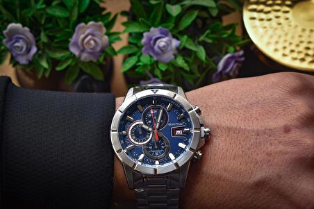 HNG1067.390 Quantum chronographlı çelik erkek kol saati