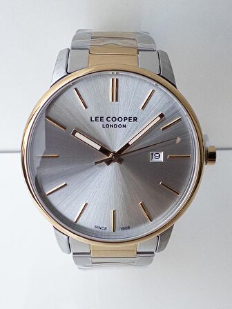 Lee cooper 43 mm klasik çelik erkek kol saati