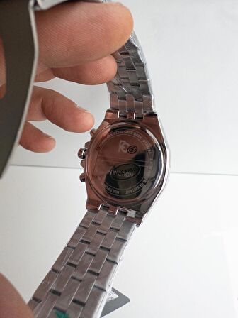 Ferrucci dual time lı çelik erkek kol saati