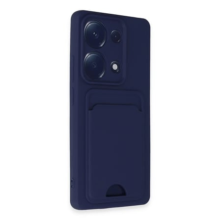 Xiaomi Redmi Note 13 Pro 4G Kılıf Kelvin Kartvizitli Silikon - Lacivert