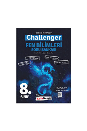 8.Sınıf Challenger Fen Bilimleri Soru Bankası (Tümü Video Çözümlü)