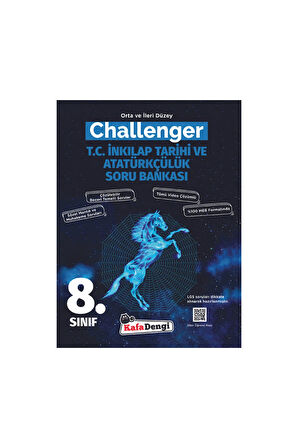 8.Sınıf Challenger T.C. İnkılap Tarihi Soru Bankası (Tümü Video Çözümlü)