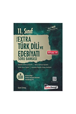 11.Sınıf Extra Türk Dili ve Edebiyatı Soru Bankası (Tümü Video Çözümlü)