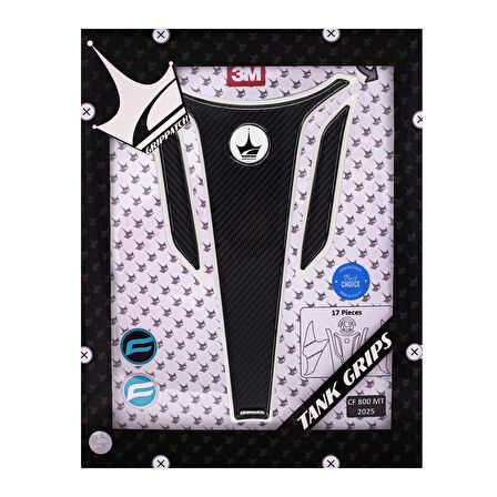 CF 800 MT 2025 ile Uyumlu Ultimate Kaydırmaz 17 Parça Tank Pad Seti GTC04