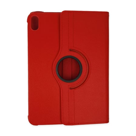 Apple iPad 2025 10.9 10.Nesil (A16) Kılıf 360 Tablet Deri Kılıf - Kırmızı