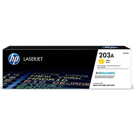 HP CF542A (203A) Sarı Yellow Orjinal Toner M254dw / M280nw