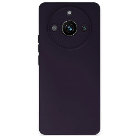Realme 11 Pro Kılıf Nano içi Kadife Silikon - Mor