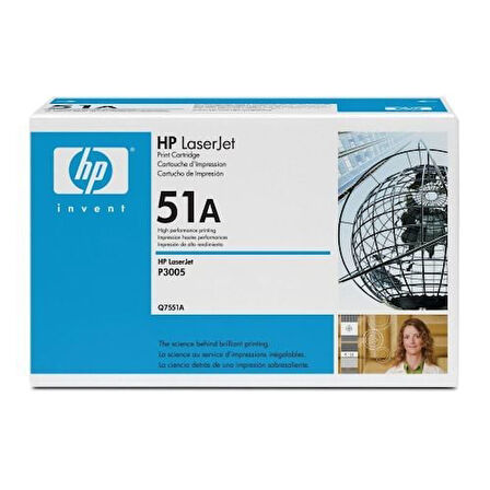 HP Q7551A (51A) Siyah Black Orjinal Toner LaserJet 3005