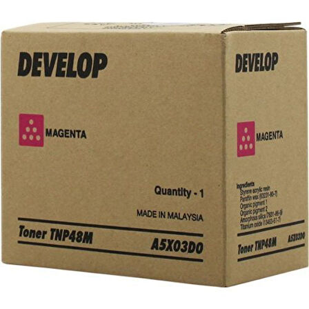 Develop TNP-48M (A5X03D0) Kırmızı Magenta Orjinal Toner Ineo +3350 / +3850