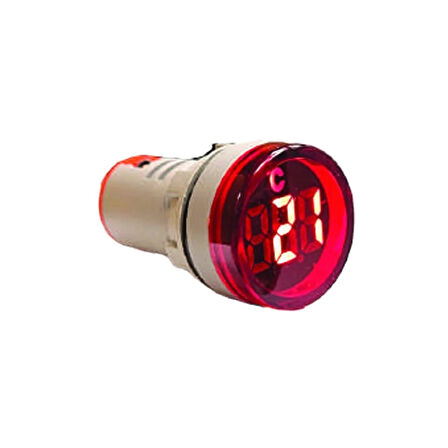 22MM DİJİTAL TERMOMETRE -20' / +199 1M KABLOLU KIRMIZI