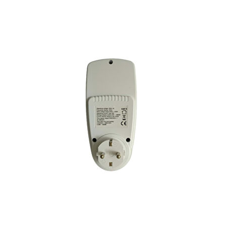S-Line DT-WT1 Priz Tipi Wattmetre Elektrik Enerji Ölçer