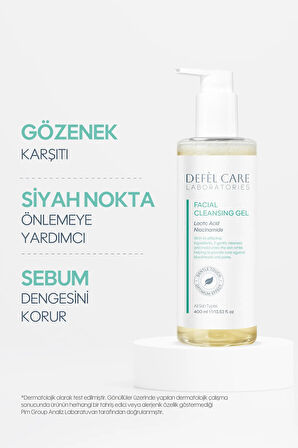 Yüz Temizleme Jeli Siyah Nokta ve Gözenek Karşıtı Arındırıcı & Ferahlatıcı Jel (400 ml)