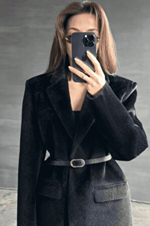  Premium Kalite Tay Tüyü Blazer 