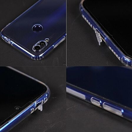 Gpack Xiaomi Redmi 8A Kılıf Kamera Korumalı Şeffaf Silikon