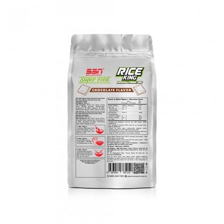 SSN Sports Style Nutrition SuperFood Rice Refuel 900 Gr Pirinç Unu Kreması (Çikolata Aromalı)