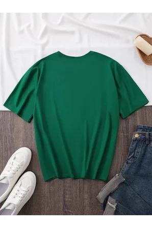 Unisex Red Mon Cheri Baskılı Tasarım Tshirt