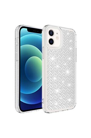 Apple Iphone 12 Ile Uyumlu Kılıf Parlak Tasarım Kadın Telefon Kılıfı Kapak