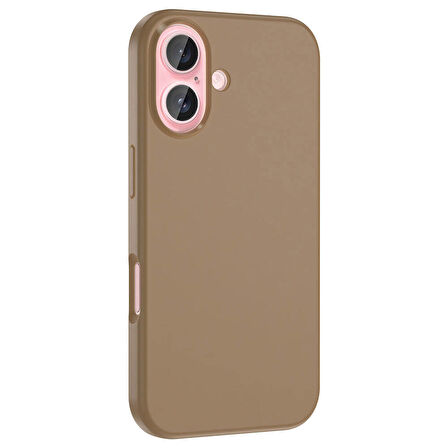 Apple iPhone 16 Uyumlu Kılıf Magsafe Şarj Özellikli Sıvı Teknolojili Silinebilir Sert Kapak