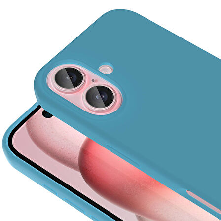 Apple iPhone 16 Uyumlu Kılıf Magsafe Şarj Özellikli Sıvı Teknolojili Silinebilir Sert Kapak