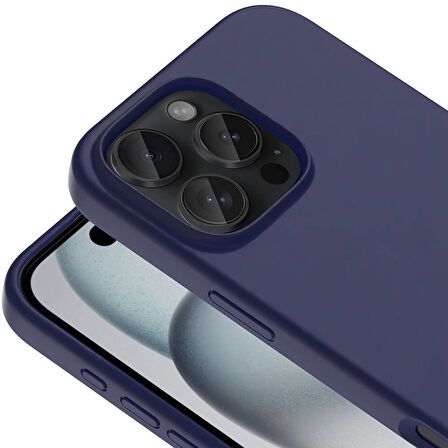 Apple iPhone 16 Pro Uyumlu Kılıf Magsafe Şarj Özellikli Sıvı Teknolojili Silinebilir Sert Kapak