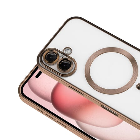 Apple iPhone 16 Plus Uyumlu Kılıf Kamera Korumalı Parlak Renkli Kenarlı Magsafe Özellikli Kapak