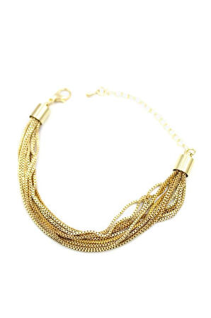 Zincirli Bileklik - Altın