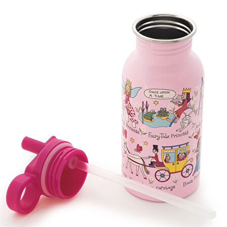 Çelik Matara 400ml  Princess / 4 lü Beslenme Kutusu Secret Garden