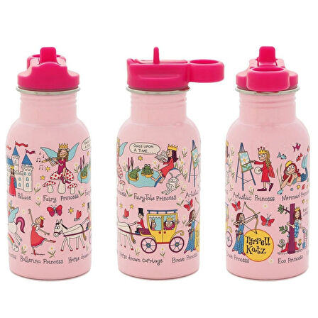 Çelik Matara 400ml  Princess / 4 lü Beslenme Kutusu Secret Garden
