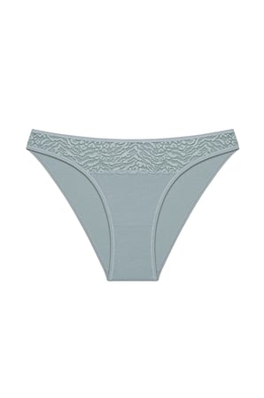 Leaf Tones Dantel Detaylı Pamuklu 3lü Çok Renkli Slip Külot