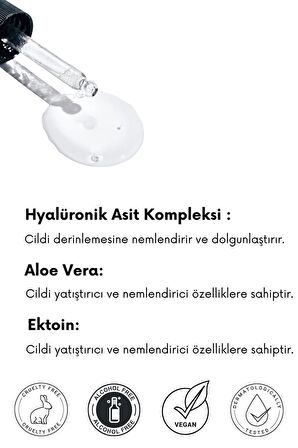 Yoğun Nemlendirici Hyaluronik Asit Serum 