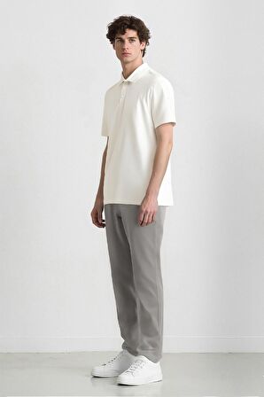 DeFacto Yazlık Chino Kanvas Pantolon Slim Fit Dar Kesim Cepli Dar Paça T1055AZ24SPGR169