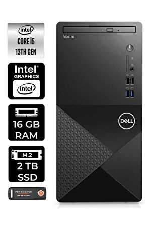 DELL VOSTRO 3020 i5 13400 16GB RAM 2TB SSD FDOS N2054VDT3020MTU MASAÜSTÜ PC & PER4 BELLEK
