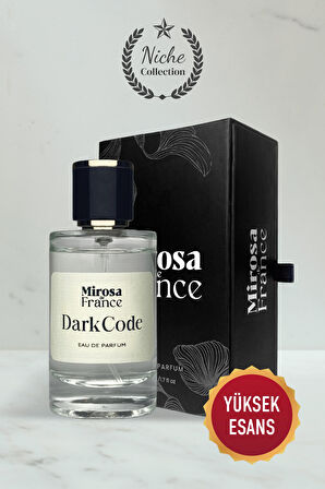 Mirosa de France Dark Code Niche Collection Yüksek Kalıcı Erkek Parfum EDP Premium Kutu 50ml N504