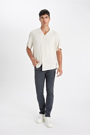 DeFacto Pantolon Slim Fit Dar Kesim Cepli Dar Paça C9436AX24AUAR184