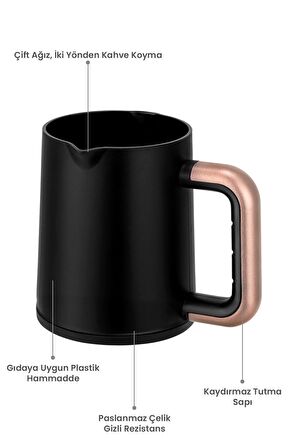 Awox Kafija Türk Kahvesi Makinesi Rose Gold