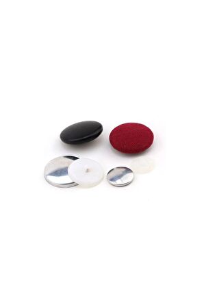 28 No 18MM 1000 AD Kumaş Kaplama Düğme Basma Için Kapsül ve Kalıbı Set