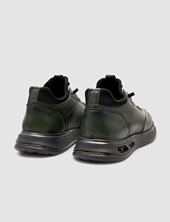 Cabani Lastik Bağıcıklı Haki Erkek Spor Ayakkabı