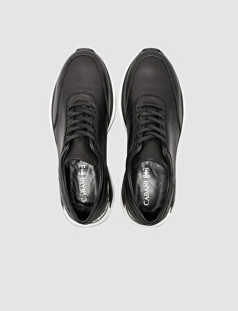 Cabani Dikiş Detaylı Siyah Erkek Spor Ayakkabı