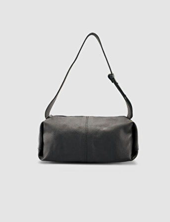 Cabani Zımba Asklılı Siyah Kadın Omuz Çantası