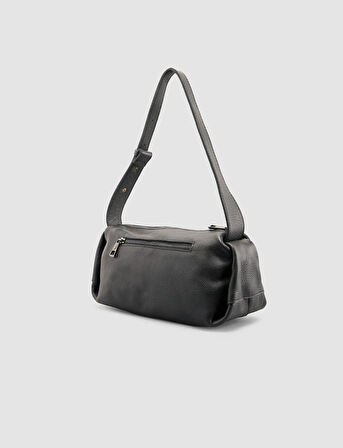 Cabani Zımba Asklılı Siyah Kadın Omuz Çantası