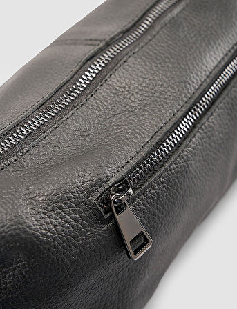 Cabani Zımba Asklılı Siyah Kadın Omuz Çantası