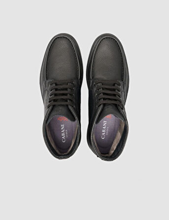  %100 Hakiki Deri Siyah Erkek Günlük Bot