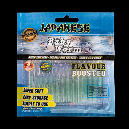 Japanese Baby Worm Aromalı LRF Silikon Solucan Yem 306