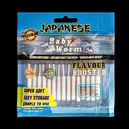 Japanese Baby Worm Aromalı LRF Silikon Solucan Yem 304