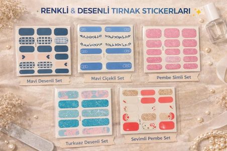 Kalıcı oje/3D jel tırnak 14 şerit törpülü set