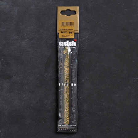 Addi Champagner 9mm 15cm Plastik Simli Yün Tığ - 4