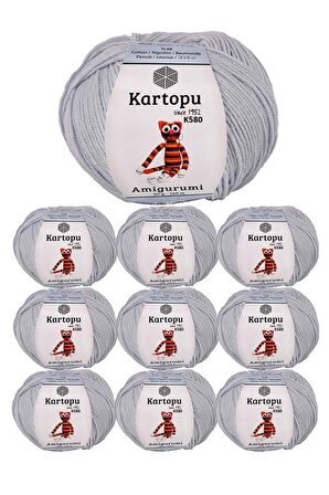 10 Adet Amigurumi El Örgü İpi 50gr 580